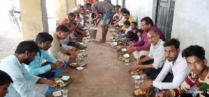 श्रीकृष्ण के बरहौ संस्कार पर हुआ भंडारा