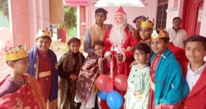 धूमधाम से बच्चों ने मनाया क्रिसमस सेलिब्रेशन