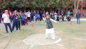 राजकीय महिला महाविद्यालय की छात्राओं ने खेल में दिखाई प्रतिभा