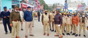 चप्पे-चप्पे पर रहा खाकी का पहरा