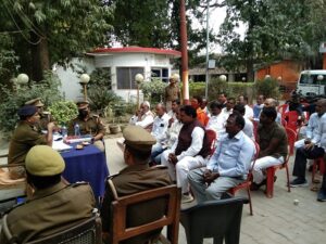 शांति प्रिय तरीके से मनाएं होली का त्योहार : थाना प्रभारी धीरेंद्र सिंह