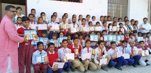 सांई सिटी विद्यालय में वार्षिक परीक्षाफल वितरित