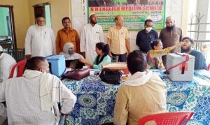 हज यात्रियों को प्रशिक्षण देकर किया टीकाकरण