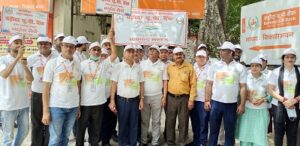 बड़ौदा यूपी बैंक ने निकाली बाइक रैली