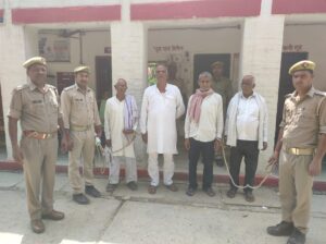 अहिरौला पुलिस ने तत्परता दिखाते हुए आरोपियों को भेजा जेल