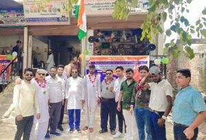 हर घर तिरंगा एवं मेरी माटी मेरा देश के तहत स्वतंत्रता दिवस पर फहराया गया तिरंगा – परवेज