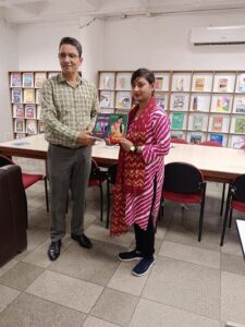 शमा परवीन की स्वरचित पुस्तक को एनसीईआरटी दिल्ली में मिला सम्मान