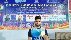 गोल्ड मेडल अर्जित कर पहलवान अभिमन्यु ने किया गौरवान्वित