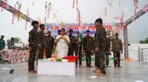 एसकेडी में शान से लहराया तिरंगा, मना आजादी का उत्सव