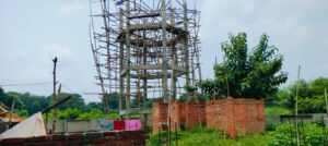 2019-20 में खेलमैदान के लिए दो लाख दस हजार का बजट था पस्तावित, अब वहां बना दिया जल जीवनमिशन की टंकी