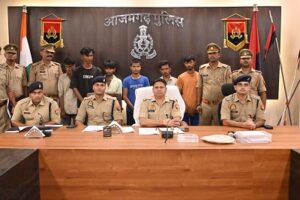 आज़मगढ़ में लूटेरे बदमाशों पर ख़ाकी का बेजोड़ एक्शन , गिरफ्त में आये बदमाश !