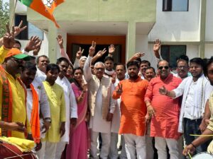 दिल्ली और मिल्कीपुर में भाजपा की प्रचंड जीत से आज़मगढ़ मे जश्न …