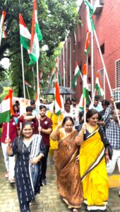हिन्दू कालेज में तिरंगा यात्रा का आयोजन…