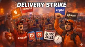 न्यू ईयर ईव पर अचानक ठप हुई डिलीवरी… आखिर क्या हुआ कि लाखों गिग वर्कर्स ने एक साथ ऐप ऑफ कर दिए?