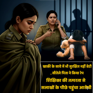 खाकी के साये में भी सुरक्षित नहीं बेटी, सौतेले पिता ने किया रेप; शिक्षिका की तत्परता से सलाखों के पीछे पहुंचा आरोपी
