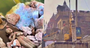 अहिल्याबाई होल्कर मूर्ति विवाद: मणिकर्णिका घाट पर बवाल, पुलिस से झड़प , 18 हिरासत में…!